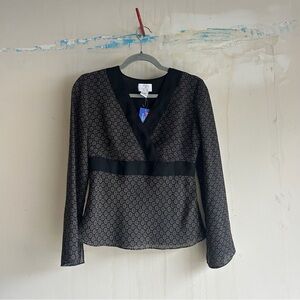 LOFT Elegant Black Top